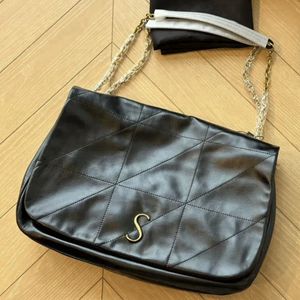 JAMIE Maxi Designer Bag Bolso Bolso de mano de alta calidad Grande Acolchado Piel de cordero Cadena de cuero Bolsos de hombro Diseñador Bolso de mujer Bolsos cruzados negros Bolsos de lujo