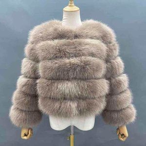 Janefur femmes fausse fourrure manteau 2022 épais chaud fourrure vestes moelleux fourrure dames fausse fourrure manteaux en gros T220810