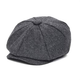 Jangoul Woollen Tweed Kid Sboy Cap Boy Girl Girlringband Kind Klein formaat Kinderloper Jeugd Beret Hat Boina 001 201216