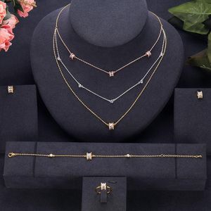 jankelly Hotsale African 4pcs Bridal Jewelry Sets New Fashion Dubai Jewelry Set For Women Wedding Party Accessories Design