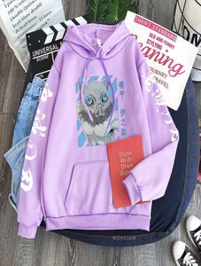 Janpan Anime Hashibira Inosuke souffle de la bête sweats à capuche Harajuku dessin animé graphique unisexe sweat-shirts à manches longues Y08041526649