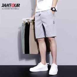 Jantour shorts mannen casual strand homme kwaliteit bodems elastische taille mode merk boardshorts plus size 28-38 210713