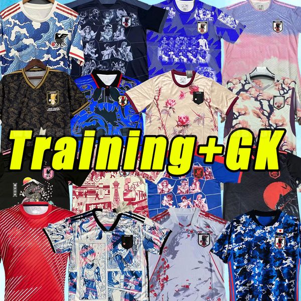 Japón 24 23 Jersey de fútbol Inicio Azul TSUBASA 2024 2023 Copa Mundial ATOM Camiseta de fútbol japonesa HONDA KAGAWA OKAZAKI Hombres Jugador Fans Versión Camisetas de entrenamiento