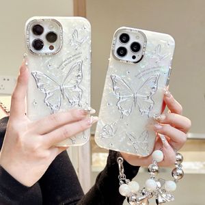 Japan en Zuid -Korea Shell Butterfly voor Apple 14Promax Phone Case iPhone13 Nieuwe 11 vrouwelijke 15Pro/15