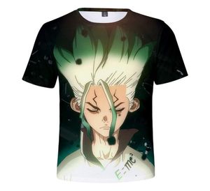 Japón Anime Dr. 3d Print THISH MUJER MENOS MANAVA MANAVA CORTA Funny Tshirt Ishigami Senkuu Graphic Tees Streetwear3263221