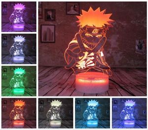 Japan Anime Figure cool adulte 7 couleurs Smart Change Night Light Boys Boys Chambre Decor Child Kids Teens Babys Christmas Toys Gifts3638790