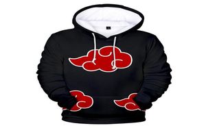 Japan Anime Red Cloud 3D Print Hoodie pour hommes Sweatshirt Hooded Sweatshirt Hiver Fashion Casual Tracksuit Cool Tops1075634