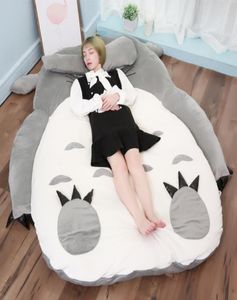 Japon Anime Totoro Lit en peluche Big Cat en peluche Chat de couchage lit tatami matelas 200cm x 150cm DY504641700928