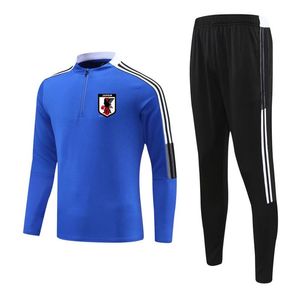 Japan voetbalteam voetbal trainingspak voor volwassenen Trainingspak Voetbaljas kit trainingspakken Kids Running Sets Logo Custom274F