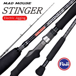 Japon Full Fuji Parties Madmouse Stinger Electric Jigging Rod 19m Jig Weight 300g 400g Casting Boat Rod Ocean Fishing 240506