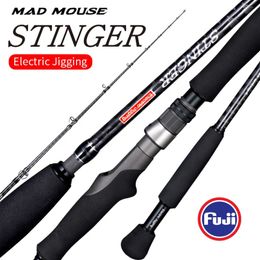 Japon Full Fuji Parties Madmouse Stinger Electric Jigging Rod 19m Jig Weight 300g 400g Casting Boat Rod Ocean Fishing 240521
