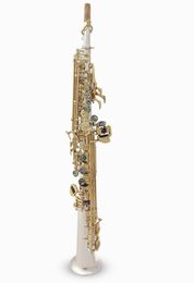 Japon véritable saxophone Soprano argent plaqué musique nouveau S-992 B plat droit saxophone jouant professionnellement