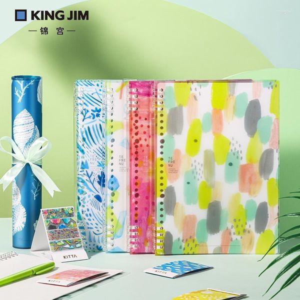 Japan King Jim KITTA 5th Anniversary Limited Edition Cahier à feuilles mobiles B5 Bobine de ligne horizontale à huit trous