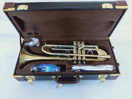 2023 Vincent Nieuwe Trompet B platte trompet LT197GS-77 muziekinstrument zwaarder type Gold plating Trompet spelen musi