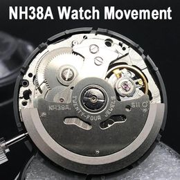 Mouvement mécanique japonais nh38a, marque de haute qualité, remontage automatique, remplacement movt nh38, 24 bijoux, mécanisme d'importation 238e