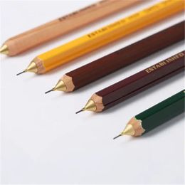Japon ohto Hexagon Wood Mécanique crayon 0,5 mm plomb APS-280E PAPELERIE JAPAPEL CRAYON KAWAII CURS ÉCHECLE SÉRIGILE 240417