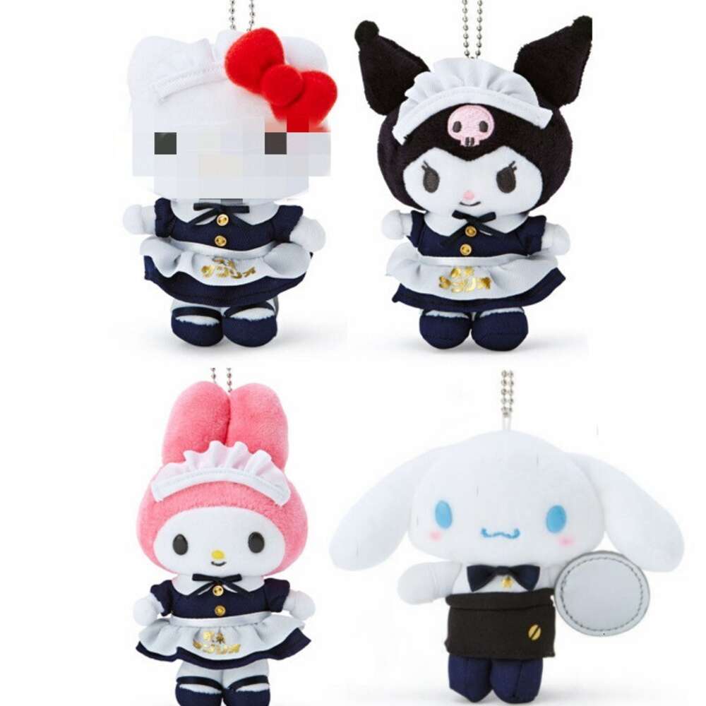 Japan hangers pop sleutelhangers kuromi mijn melodie mini pluche speelgoed op maat Halloween pluche sleutelhanger