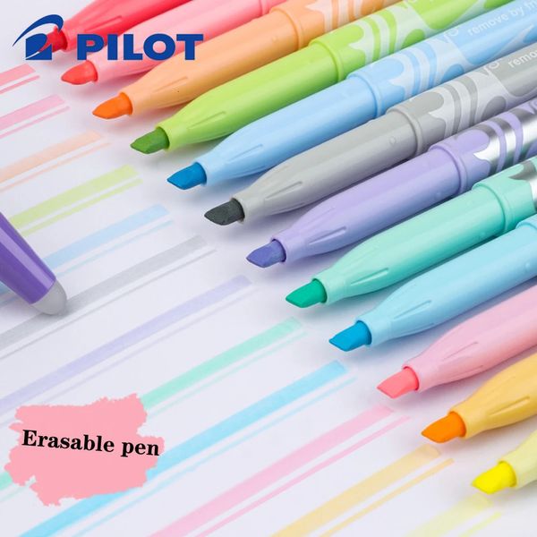 Japan Pilot Frixion Effrayable Pen Pastel HighLighter Set Markers Bookmarks Graffiti Painting SW-FL Art Stationery Marcadores 240423