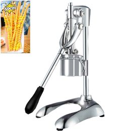 Japan Popular Hand Press Pured French Fried Chips Extruders Lange Fries Make30cm Roestvrijstalen Aardappel Bar Extrusie Machine