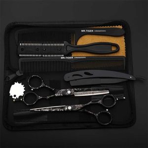 Japan Professionele Kapper Schaar Hoge Kwaliteit Haarscherpe Shear Barber Scissor Hairdressing Salon Kapsel Apparatuur 220125