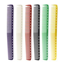 Японская профессиональная расческа для стрижки волос в салоне, 6 шт. Лот YS, прочная парикмахерская расческа для стрижки парикмахеров, 6 цветов на выбор YS64675953
