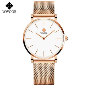 Japan Quartz Beweging Horloges voor Vrouwen Weroor Luxe Waterdichte Roestvrij staal Rose Gold Dames Horloge Reloj Mujer 210527