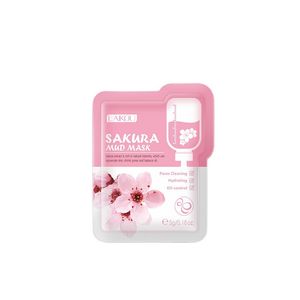 Masque à l'argile Sakura du japon pour le visage, nettoyage en profondeur, hydratant, contrôle du sébum, Anti-âge, masque à la boue rose, soins pour la peau du visage