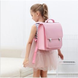 Japan School Backpack For Girls Kids Orthopedic Backack Book Tassen Kinderen PU Schooltas Studenten Bag 220817