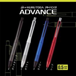 Japan Stationery Uni Mechanical Pencil M5-1030 0.5 mm Kurutoga gira dos veces el lápiz propulsor del núcleo continuo para dibujar Writin 240419