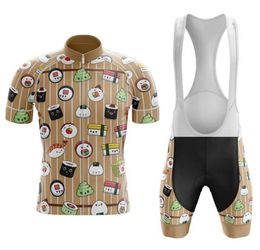 Japan Sushi New Team Cycling Jersey personnalisé Road Mountain Race Top Max Storm Cycling Clothing Cycling sets6251358