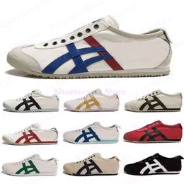 Japon Tiger Mexico Off 66 Sneakers Femmes Men Designers Designers Lifestyle Fashion Toivas Chaussures 66 Red Yellow Beige Low Trainers Slip-On Loafer