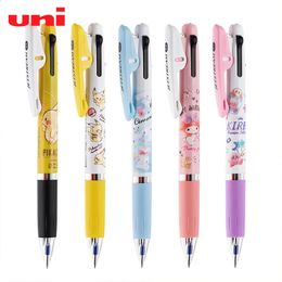 Japan UNI Limited multifunctionele pen Drie-in-één balpen van het perstype Sneldrogend medium oliepen Cartoon schattig briefpapier 240129