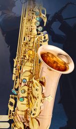 Japon Yanagis New A-W01 Phosphor Copper Alto Saxophone Instrument de musique en laiton E Série de sax