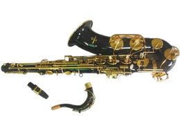 Japan YANAGIS T 902 Tenor Sax Merk Tenorsaxofoon Muziekinstrumenten Bb Tone Zwart goud sleutel messing Buis Gouden Sleutel Sax met Case Gratis verzending