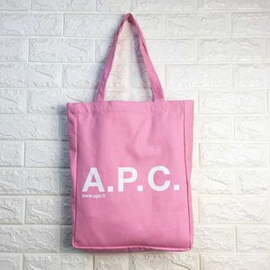 Sac à main de styliste APC avec lettres imprimées, sac en toile, sac à bandoulière, sac de Shopping