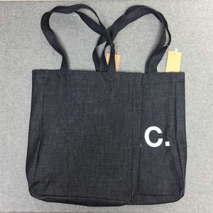 Designer APC canvas tas stijl verdikte denim draagtas grote capaciteit stoffen tas voor heren en dames boodschappentas