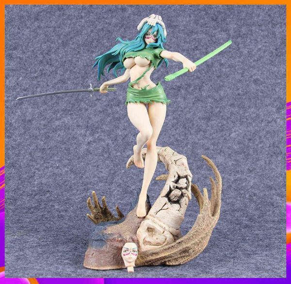 Figura de blanqueador de anime japonés GK Nelliel Tu Odelschw PVC Figura Figura de recolección de juguetes Modelo Juego de muñecas Regalo 28 cm AA2203113232319