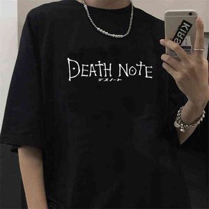 Japanse Anime Death Note t-shirt Mannen Kawaii Cartoon Tshirt Bleach Ichigo Grafische Tees Misa Manga Zomer Tops Unisex Tee mannelijke H1203