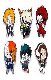 Épingles en émail anime japonais Midoriya Izuku mon héros broche vêtements badge badge Cartoon Pin Gift Fans Fans Friend Whole1830116