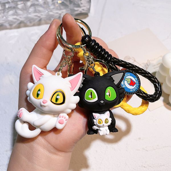 Llavero de anime japonés caricatura colgante de gato bell broz prohibición de la máquina muñeca colgante de regalo