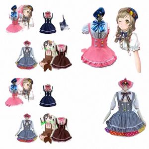 Japonais Anime Love Live Tojo / Umi / Eli / Hanayo / Nico / Rin Candy Maid Uniforme Princ Lolita Dr Cosplay Costume l7aT #