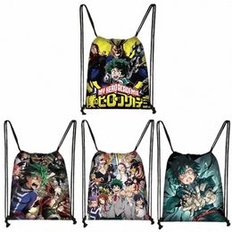 Japanse Anime My Hero Academia Patroon Tasje Vrouwen Rugzakken Carto Boku Geen Hero Academia Voor Reizen Schoenentas Gift 81ax #