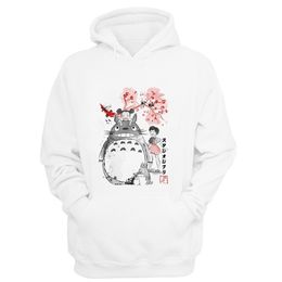 Japonais Anime Studio Ghibli Hoodie Totoro Hoodies Sweats Femmes Hommes Enfant Harajuku Hoodie Chihiro Sweat À Capuche Homme MX191113