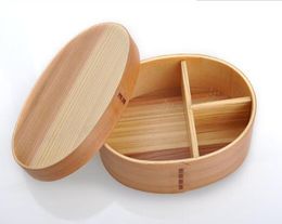Japanse Bento Boxes Wood Lunch Box Handmade Natuurlijk houten sushi -doos