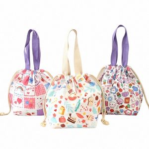 Japanse carto thermische insulati bento lunchbox tas baby luier trekkoord speelgoed melk fles opbergzak draagbare mama tas u3e1#