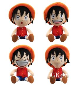 Figurine de dessin animé japonais une pièce Luffy 12quot 30 cm poupées en peluche douce Cool Amine 4 Styles cadeau pour enfants 2012049326064