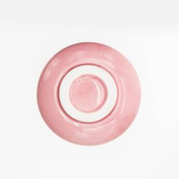 Céramique japonais Bowl de matcha rose brillant