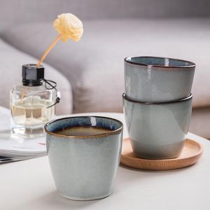 Japanse keramische theekop el tafelgoed commerciële soep kom mok speciale koffie eco vriendelijke kopjes schotels schotels