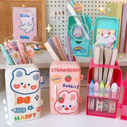 Japanse creatieve koelkast penhouder kas meisjes schattige multifun stationery lade opbergdoos kawaii large capacity bureau organisator