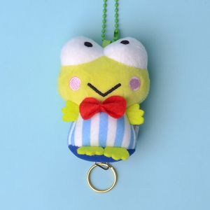 Japanse schattige kikker met grote ogen pluche pop rugzak hanger schattige kikker pluche sleutelhanger speelgoed kinderspeelgoed DHL
